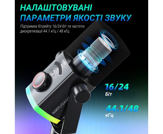 Микрофон Fifine AM8PROT USB/XLR Black (AM8PROT), изображение 6