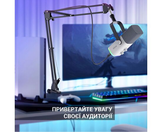 Микрофон Fifine AM8TW USB/XLR White (AM8TW), изображение 10