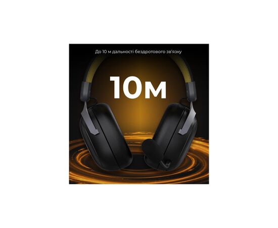 Наушники Ajazz AHM08 MAX 3-Mode Black (AHM08-MAX-BGY), изображение 12