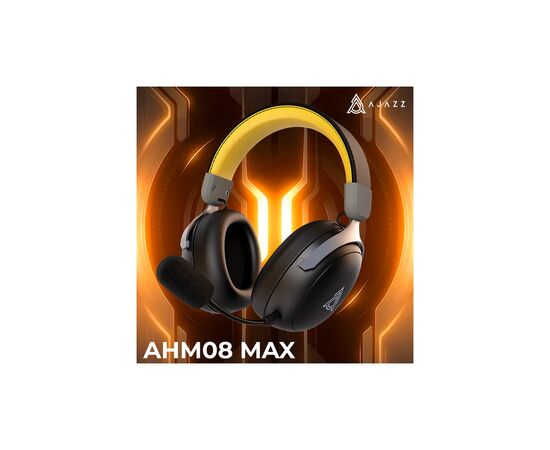 Наушники Ajazz AHM08 MAX 3-Mode Black (AHM08-MAX-BGY), изображение 2