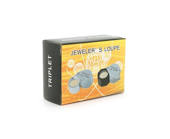Лупа Voltronic ручная TRIPLET 10X-21mm, складная (брелок), металл-стекло, пластиковая коробка. 60*24*18mm. (1152/TR10X-21), изображение 4