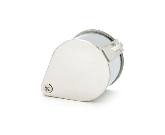 Лупа Voltronic ручная TRIPLET 10X-21mm, складная (брелок), металл-стекло, пластиковая коробка. 60*24*18mm. (1152/TR10X-21), изображение 5
