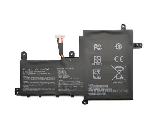 Аккумулятор для ноутбука Asus VivoBook S530 B31N1729, 3653mAh (42Wh), 3cell, 11.4V AlSoft (A71166)