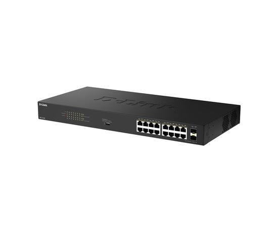 Комутатор мережевий D-Link DGS-1018P, зображення 3