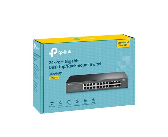 Комутатор мережевий TP-Link LS1024G, зображення 10