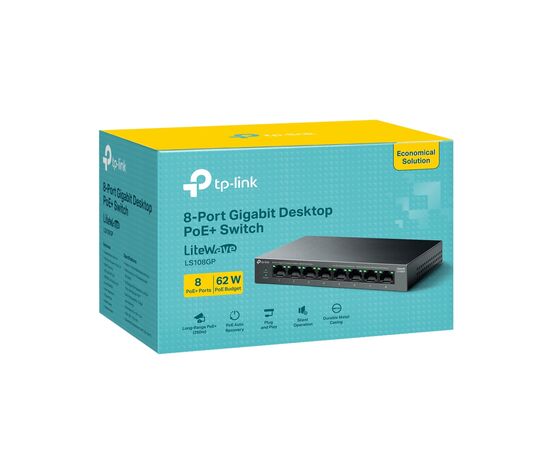 Комутатор мережевий TP-Link LS108GP, зображення 7