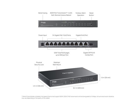 Комутатор мережевий D-Link ES210GP, зображення 9