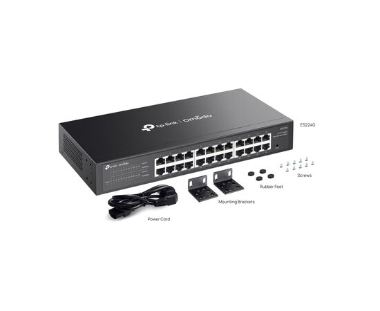 Комутатор мережевий D-Link ES224G, зображення 2