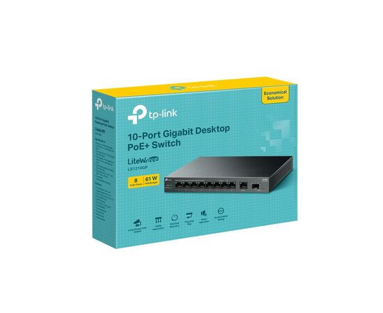Комутатор мережевий D-Link LS1210GP, зображення 5
