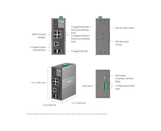 Комутатор мережевий D-Link IES206GPP, зображення 8