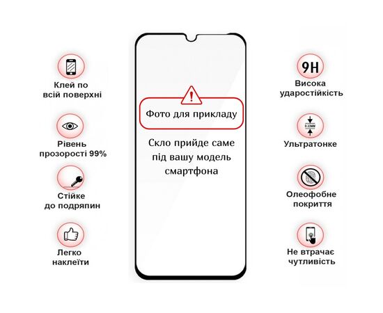Скло захисне BeCover 10D Poco C85 4G Black (714367), зображення 3