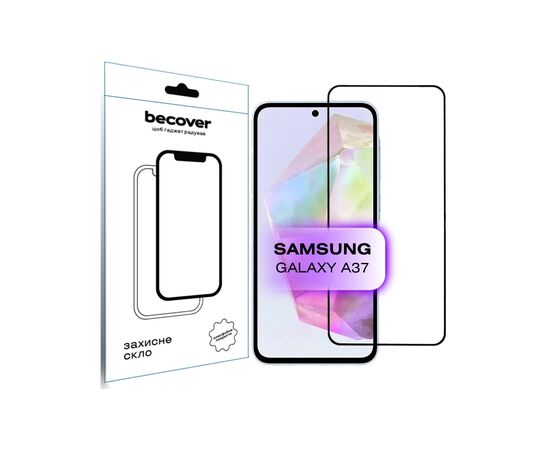 Скло захисне BeCover Samsung Galaxy A37 SM-A376 Black (714916)