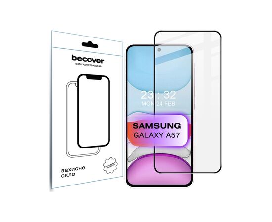 Скло захисне BeCover Samsung Galaxy A57 SM-A576 Black (714918)