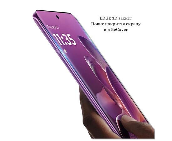 Скло захисне BeCover EDGE Motorola Edge 60 Pro Black (714771), зображення 4