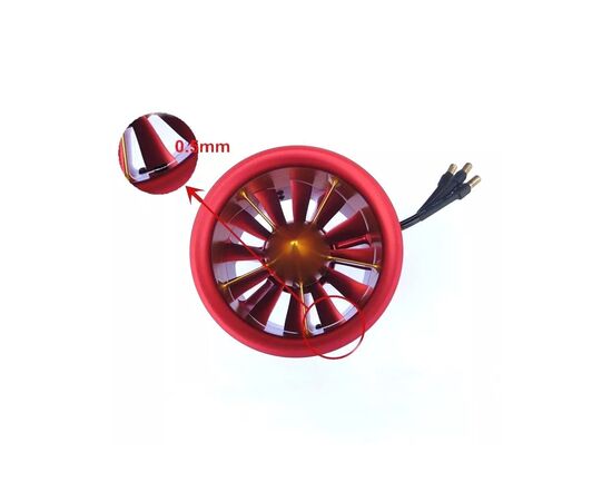 Двигатель для дрона JP Hobby EDF Ducted Fan JP Hobby 70mm + 4-6S (7S*) Motor 2250Kv (CW) (JPH-CW), изображение 5