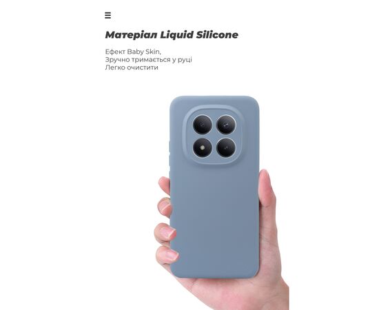 Чохол до мобільного телефона Armorstandart ICON Xiaomi Redmi Note 15 Pro Plus 5G / Poco M8 Pro 5G Camera cover Winter Blue (ARM89824), зображення 7