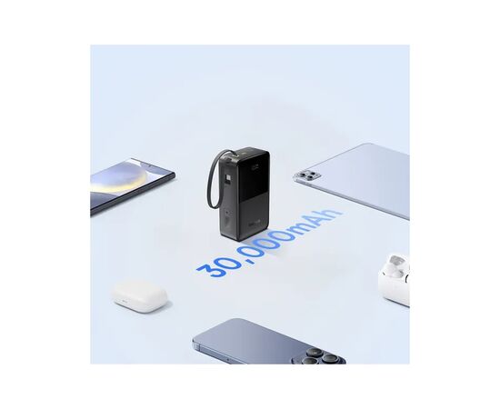 Батарея универсальная Baseus EnerFill FC51 Bipow2 Pro 30000mAh 22,5W build cab.USB-C black (E0028100), изображение 12