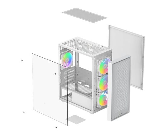Корпус для ПК OCYPUS GAMMA C50 WH ARGB (GAMMA-C50-WHG400XX-GL), изображение 8