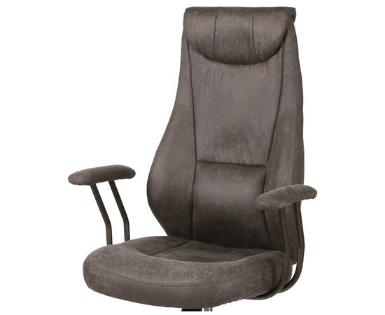 Офисное кресло Аклас Булат R-SR (Искусственная замша 02 Dark gray) (00172366), изображение 5