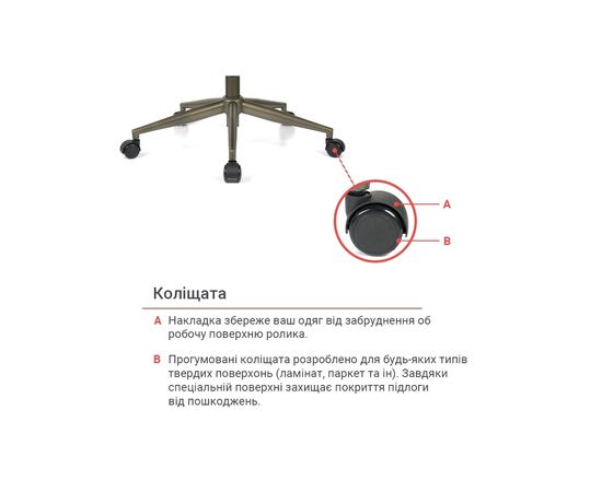 Офисное кресло Аклас Булат R-SR (Искусственная замша 02 Dark gray) (00172366), изображение 9