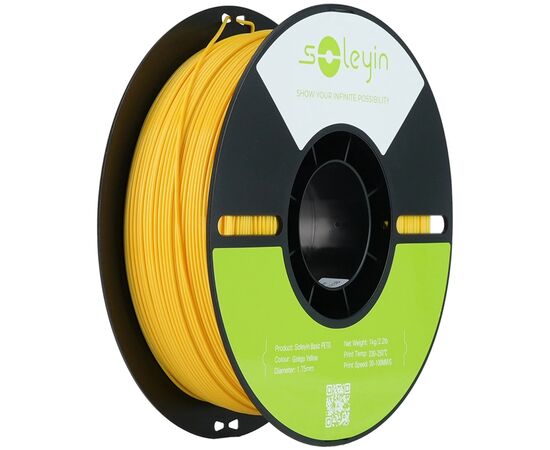 Пластик для 3D-принтера Creality Soleyin PETG 1.75мм, 1кг, yellow ginkgo (3301030160)