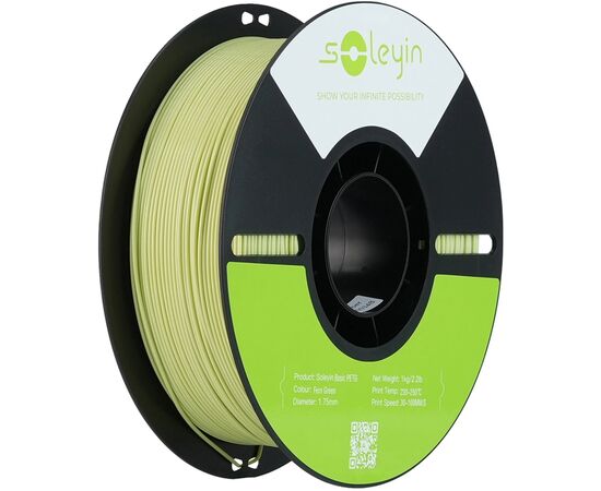 Пластик для 3D-принтера Creality Soleyin PETG 1.75мм, 1кг, green fern (3301030162)