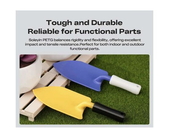 Пластик для 3D-принтера Creality Soleyin PETG 1.75мм, 1кг, yellow chamomile (3301030158), изображение 4