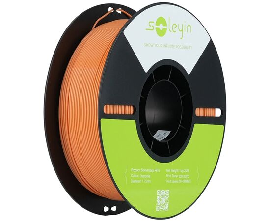 Пластик для 3D-принтера Creality Soleyin PETG 1.75мм, 1кг, yellow chamomile (3301030158)