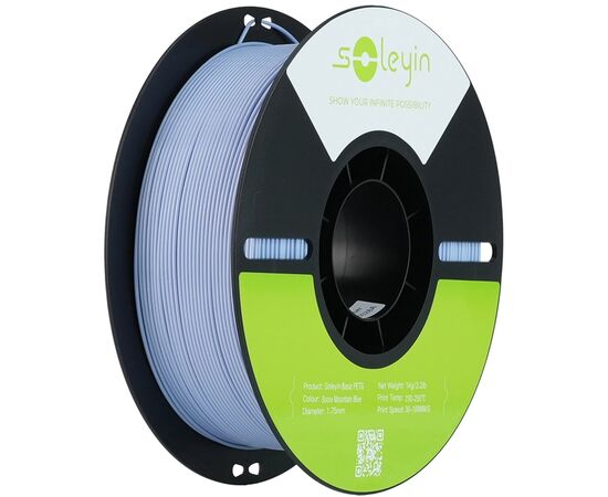 Пластик для 3D-принтера Creality Soleyin PETG 1.75мм, 1кг, blue snow mountain (3301030167)