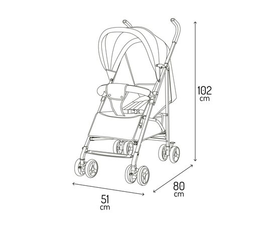 Коляска MoMi AKIRA beige (WOSP00044), изображение 11