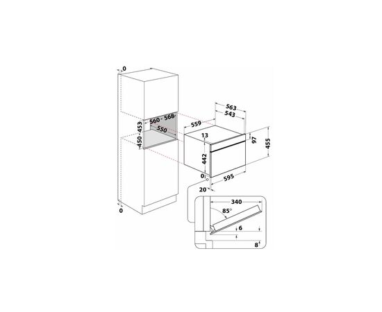 Духовой шкаф Whirlpool WCW9O7PHTSB, изображение 7