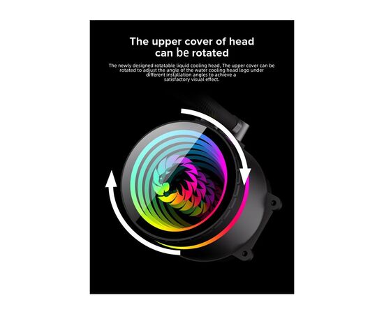Система жидкостного охлаждения Gamemax Iceburg 120 BK, изображение 11