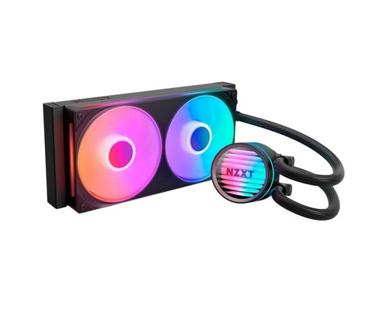 Система жидкостного охлаждения NZXT Kraken Core 240 Black with RGB fans Single Fra (RL-KR24C-B1)