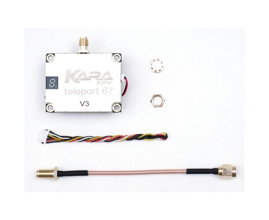 Видеопередатчик (VTX) KaraFPV Teleport67 4W 6.1-7.2G V3 (TX6704IV3), изображение 5