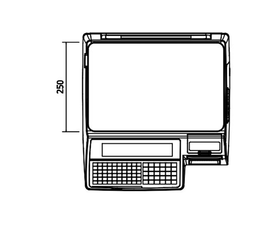 Весы торговые CAS CL-5200-B без стойки (CL-5200-B), изображение 2