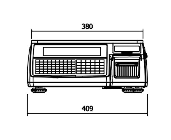 Весы торговые CAS CL-5200-B без стойки (CL-5200-B), изображение 4