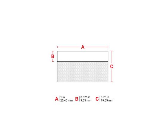 Лента для принтера этикеток Brady M21-18-427, вырубные, для проволоки Ø1,52-5,05мм/пробирок1-8ml, 121шт, black on white (152084), изображение 2