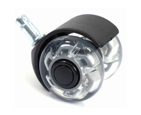 Ролик для кресла Аклас FI 11 D-50 декор, Прозрачный (00166283), изображение 3