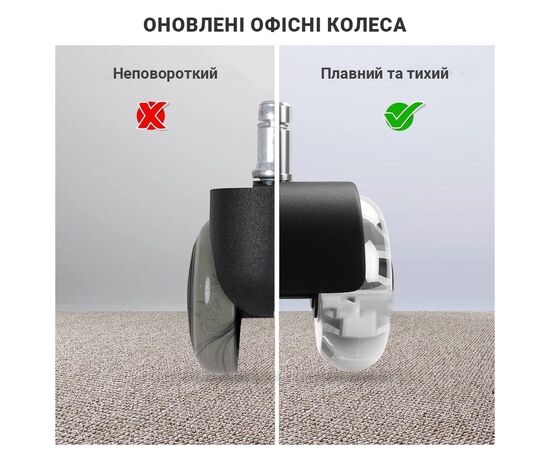 Ролик для кресла Аклас FI 11 D-50 декор, Прозрачный (00166283), изображение 9