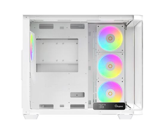 Корпус для ПК OCYPUS IOTA C70 WH CURVE ARGB DIGITAL (IOTA-C70-WHD400CD-GL), изображение 5
