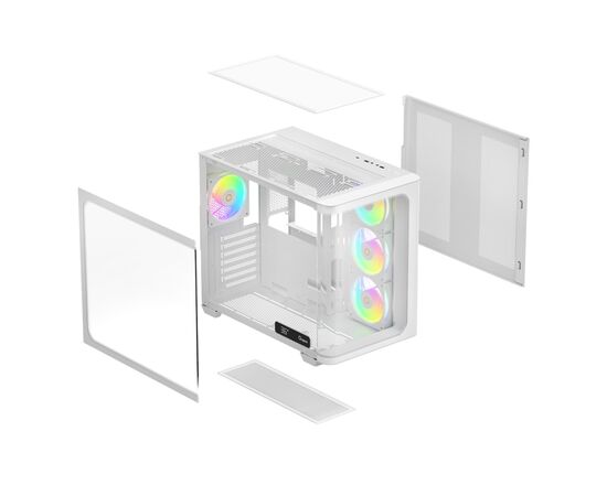 Корпус для ПК OCYPUS IOTA C70 WH CURVE ARGB DIGITAL (IOTA-C70-WHD400CD-GL), изображение 7