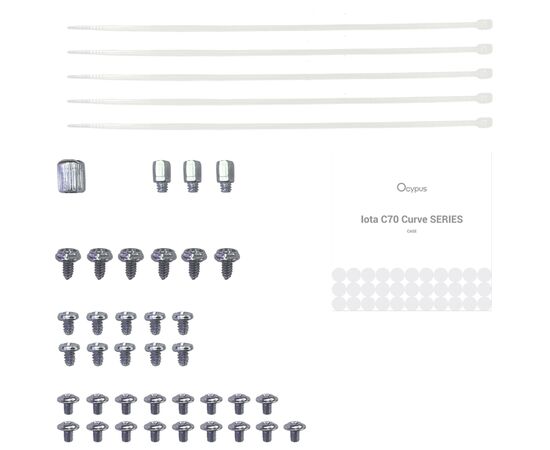 Корпус для ПК OCYPUS IOTA C70 WH CURVE ARGB DIGITAL (IOTA-C70-WHD400CD-GL), изображение 9