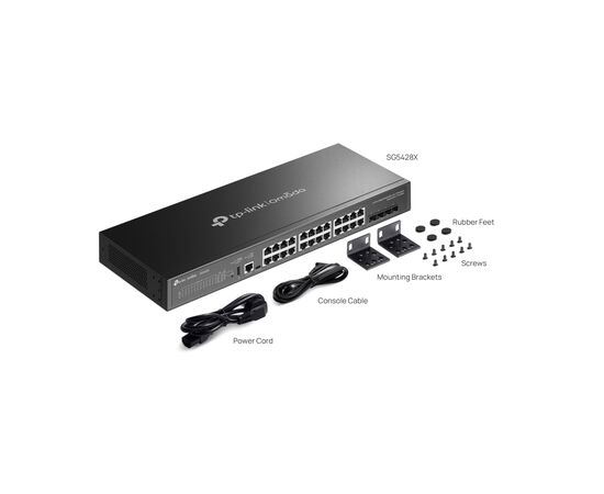 Комутатор мережевий TP-Link SG5428X, зображення 6