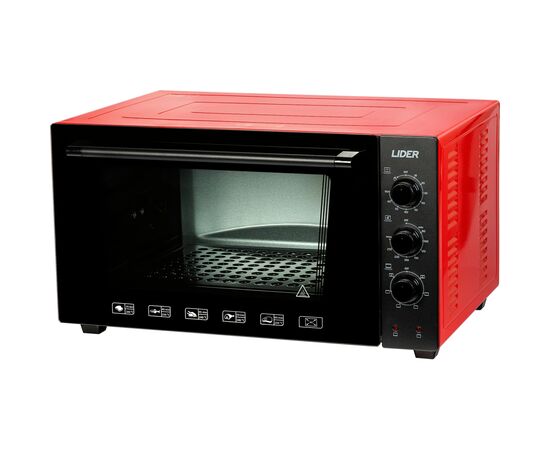 Электропечь LIDER 4223 LUX Black-Red, изображение 2