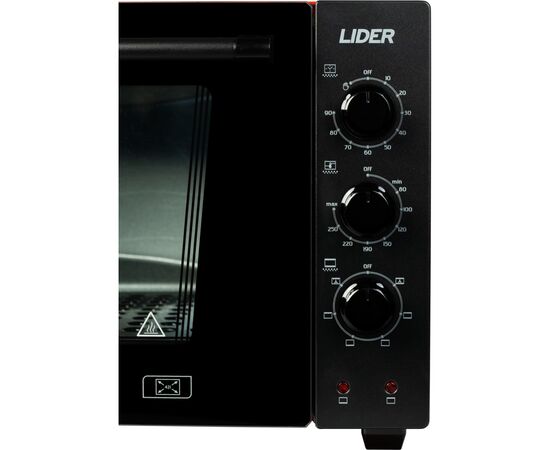 Электропечь LIDER 4223 LUX Black-Red, изображение 4
