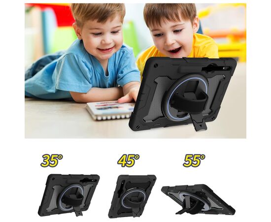 Чехол для планшета BeCover Samsung Galaxy Tab S9 Plus (SM-X810/SM-X816)/S9 FE Plus (SM-X610/SM-X616) 12.4" Black (712917), изображение 4