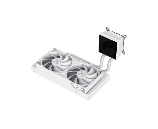 Система жидкостного охлаждения Gamemax GLACIER 240 LCD WH, изображение 7