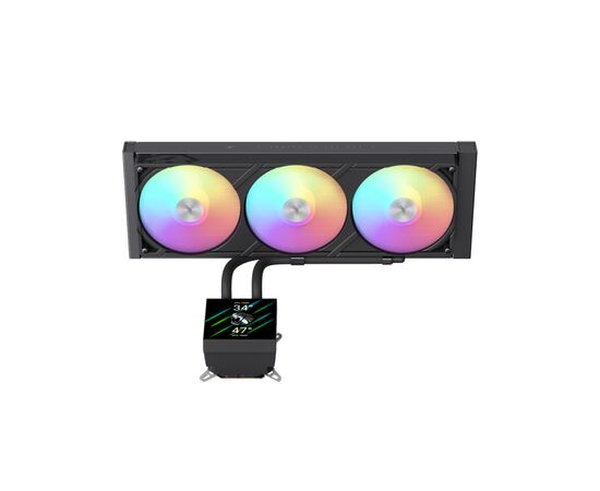 Система жидкостного охлаждения Gamemax GLACIER 360 LCD BK, изображение 2