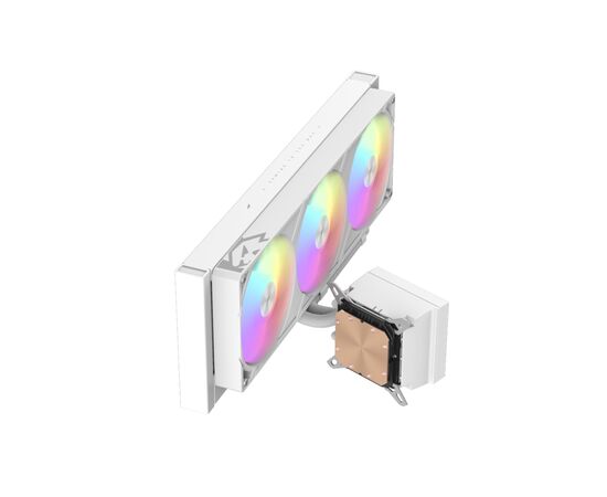 Система жидкостного охлаждения Gamemax GLACIER 360 LCD WH, изображение 5