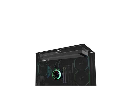 Система рідинного охолодження Lian Li HydroShift II LCD-C 360TL, Black (G89.GHS2LCD36TB.00), зображення 6